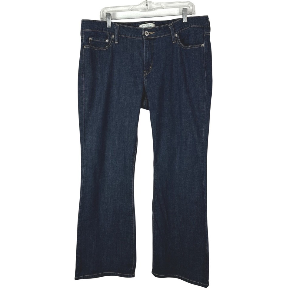 Levi's 545 Jeans Womens 16M Low Boot Cut Regular Fit Dark Wash Blue Cotton Blend